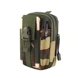 Waterproof Nylon Multifunction Waist Bag (Green coffee)