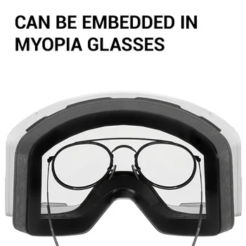 KAPVOE New Outdoor Photochromic Ski Snowboard Goggles Women Men Skiing Eyewear Mask Winter Snow Sports Anti-Fog UV400 Glasses 6