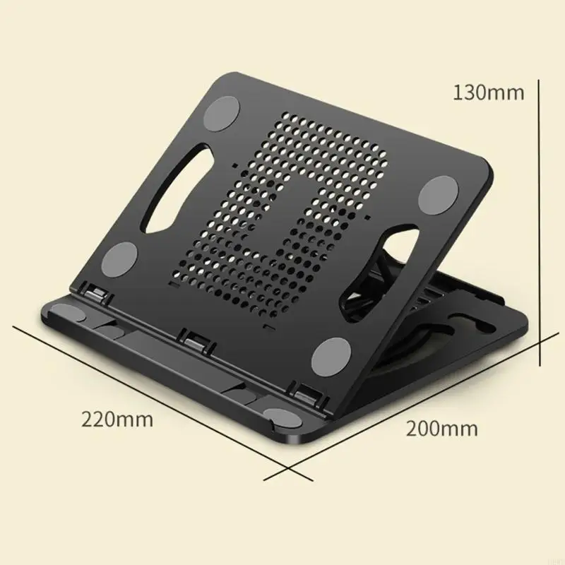 Portable and Adjustable Laptop Stand with 360-Degree Rotating Base