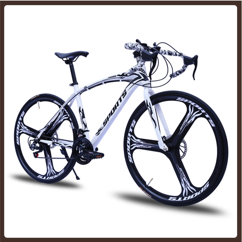 Bicicleta de carretera para hombre y bici de carrera con freno de disco doble, Variable, estudiantes, entretenimiento flexible| Bicicleta| -