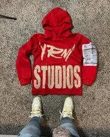 Y2K Harajuku Style New Fashion Letters Posted Cloth Sweater Hoodies Men Street Vintage Punk Hip Hop Casual Hooded Sweater Women 2