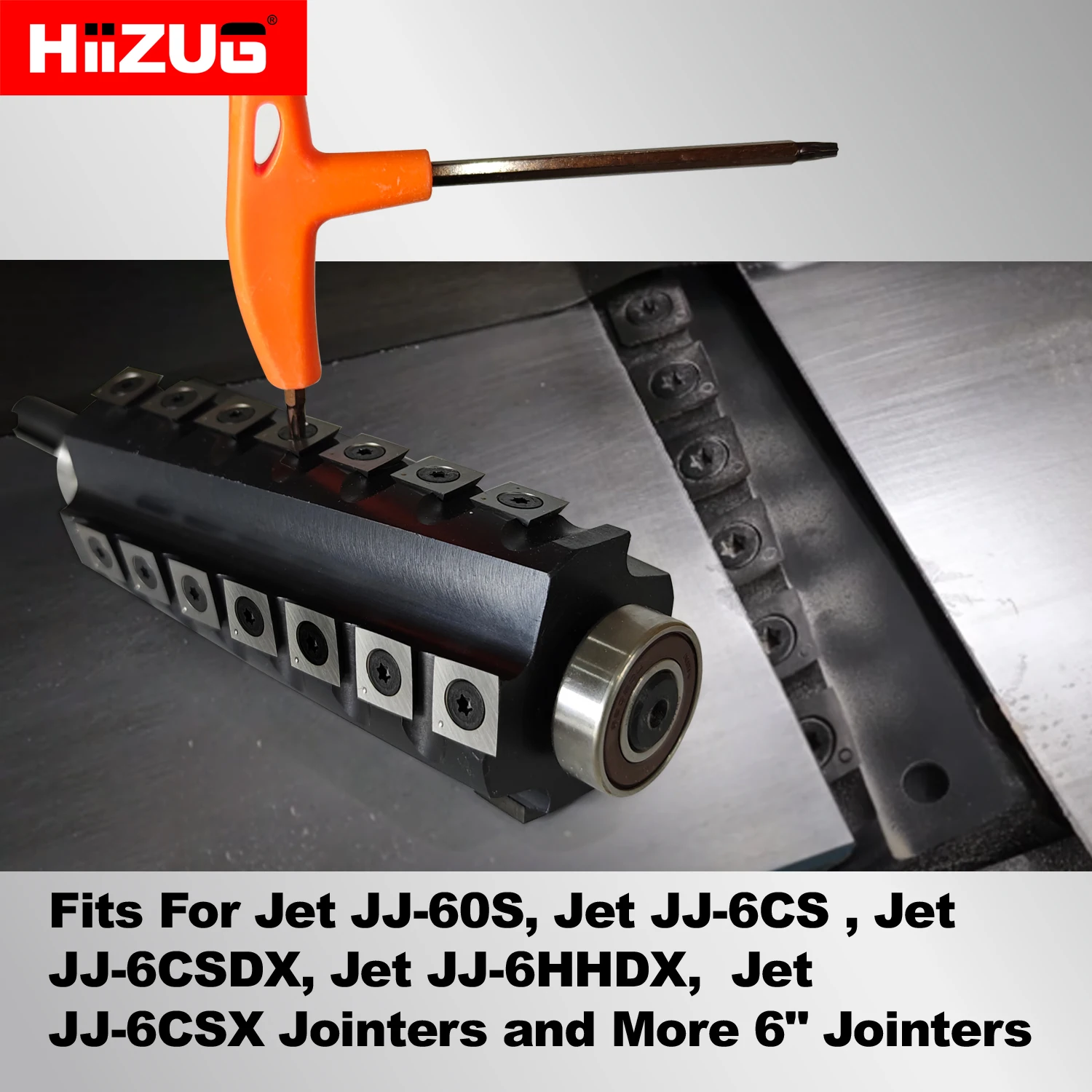 6Inch /152mm Planer Helical Spiral Cutter Head Jet 6&rdquo; Woodworking Jointer Cutterhead 152mm Cutting Length 28Pcs Inserts