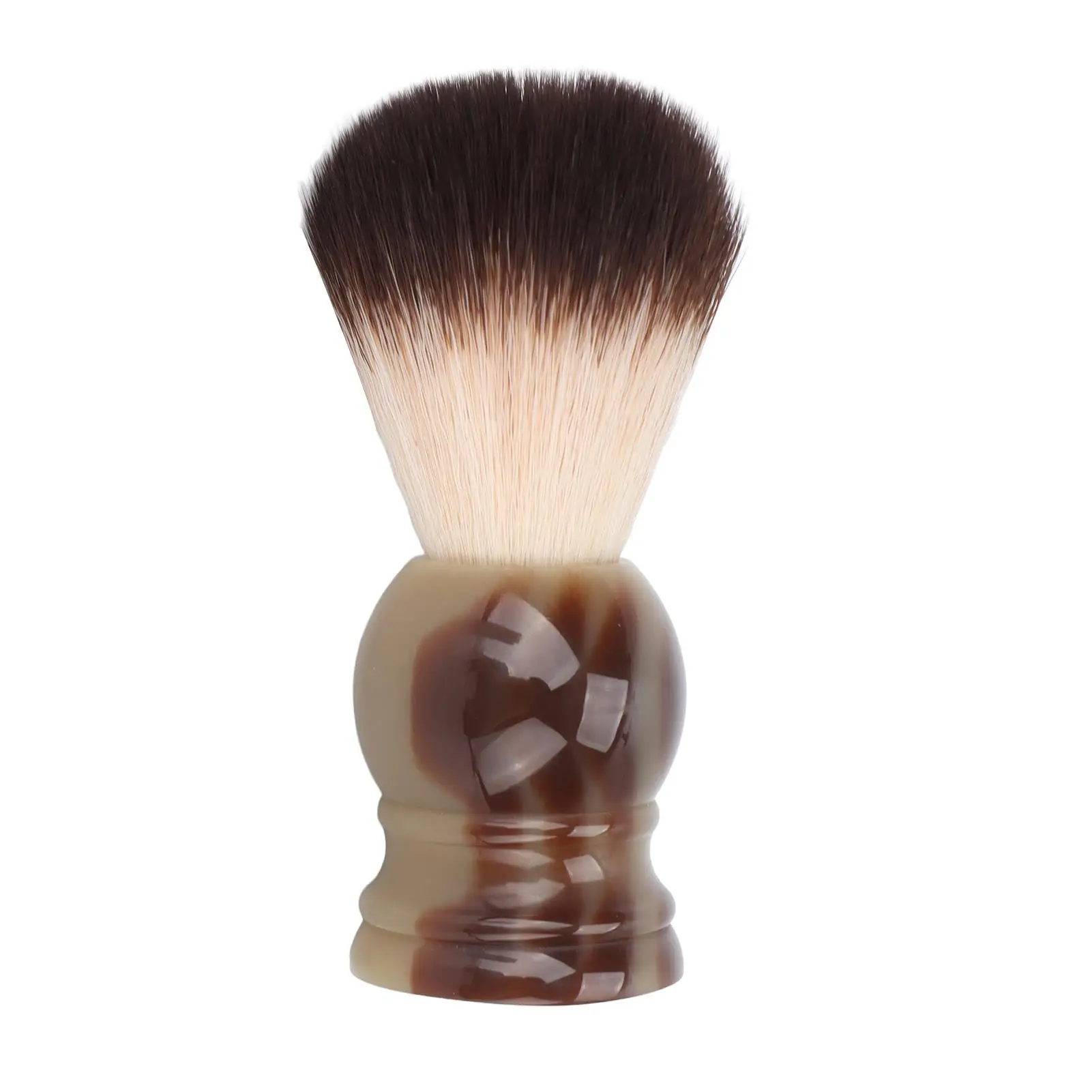 Portable Stylish Resin Handle Beard Shaving Brush-Ergonomic Design for home and Travel