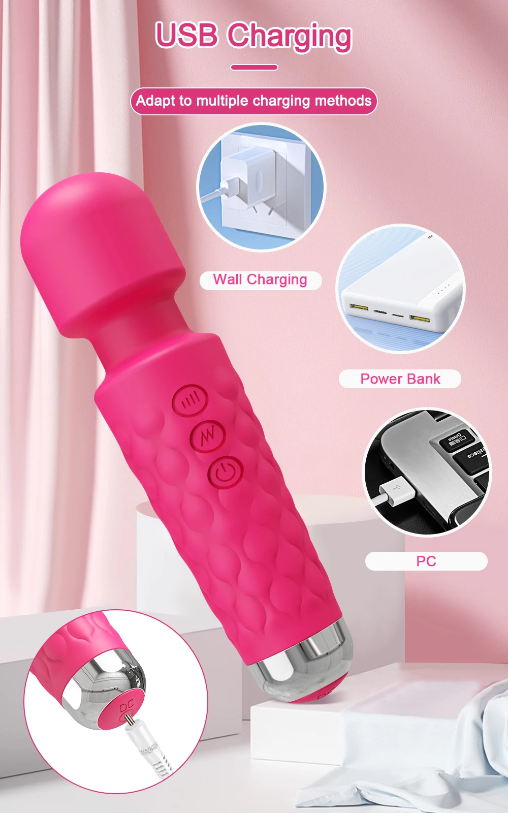 Mini puternic AV baghetă magică jucării sexuale feminine pentru femei adulți 18 G Spot stimulator clitoris vibrator masturbator masaj_voghion.com