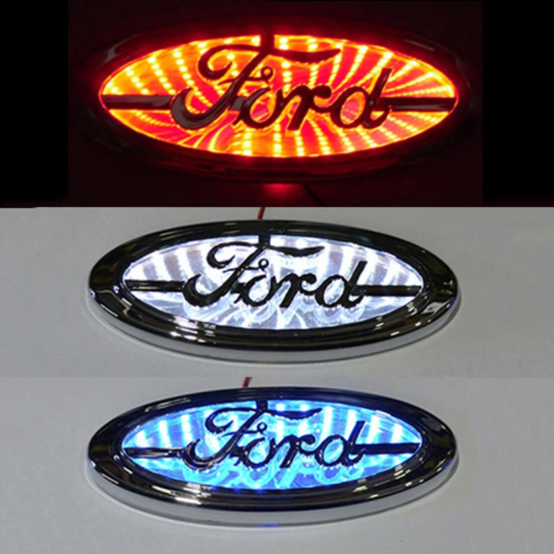 Светодиодная наклейка светодиодный багажник автомобиля для Ford Badge Ecosport Mondeo Fiesta