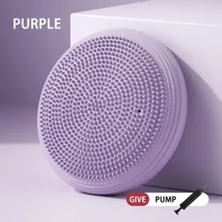 Premium Shock Absorption Fitness Yoga Mat (Ma Ka PurpleQT)