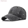 Distressed Baseball Cap Dad Hats for Men Women Vintage Washed Cotton Trucker Hat Adjustable Low Profile Unisex Style Headwear 1