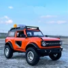 1:32 Ford Bronco Lima Alloy Car Model Diecast Metal Modified Off-road Vehicle Car Model Simulation Sound and Light Kids Toy Gift 4
