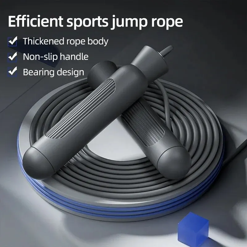 Jump Rope,Adjustable Length Steel Ropes with Ball Bearings, Suitable for Men and Women,Exercise Skipping Rope for Weight-loss 5