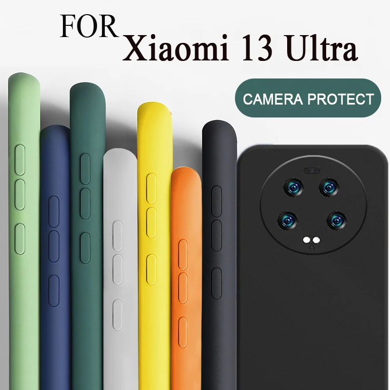 Per Xiaomi 13 Custodia Per Telefono Tpu In Silicone Liquido Quadrato Ultra Antiurto Xiaomi 13 13 Pro/Xiaomi 13 Lite Coques Xiaomi 12 12 Ultra