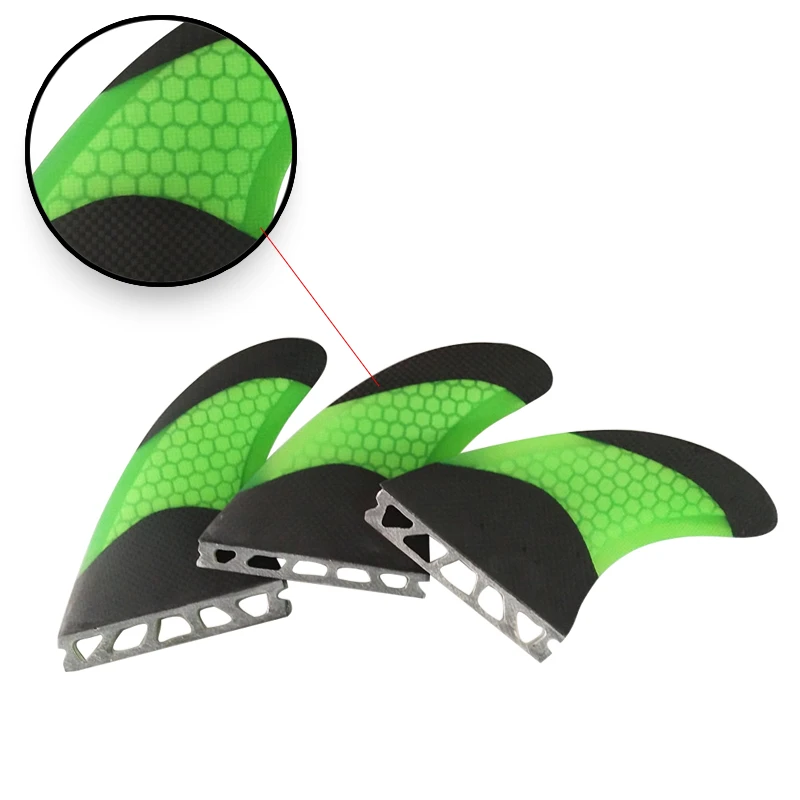 UPSURF FUTURE Fins L Tri Fins Surfboard Fins High Fiberglass Thruster Surf Fins G7 Single Tabs Fins For Fish,Funboard,Shortboard s m l upsurf fcs fins thruster dual tabs tri fins honeycomb fiber surfboard fins green surf fins for shortboard funboard surfing