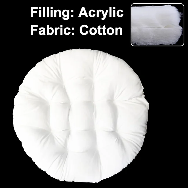 white outdoor chair pads