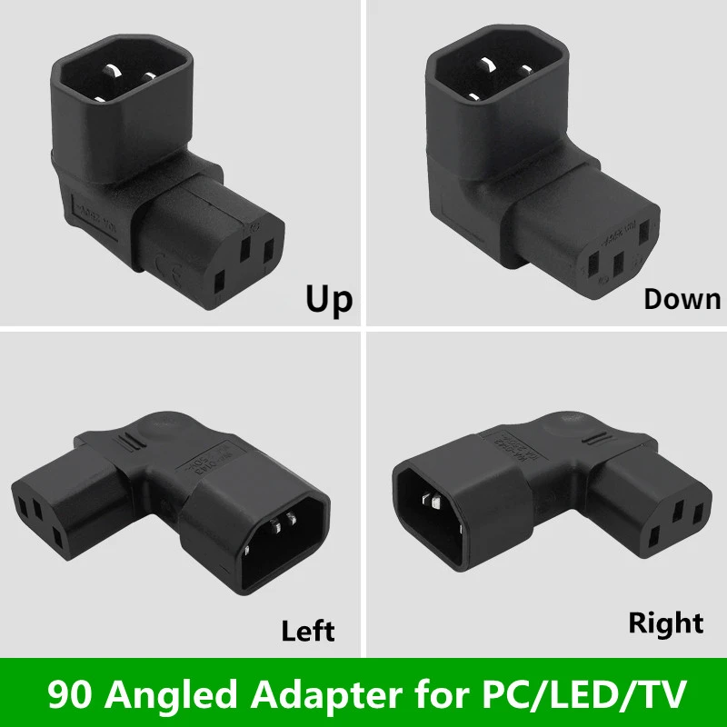 Tanio 10A 3Pin IEC złącze w dół 90
