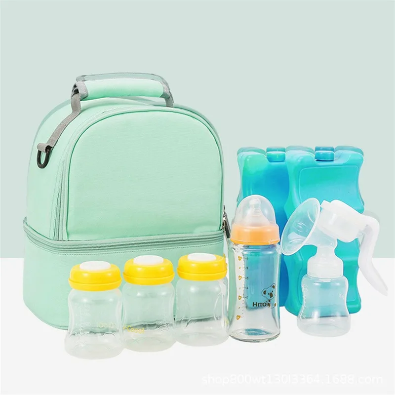 Mommy Bag Milk Storage Breast Pump Maternity Cooler Double Layer Insulation Fresh Keeping