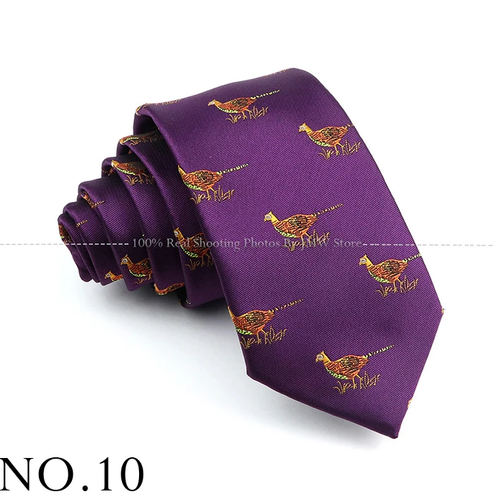 Neues Design Hochzeit Männer Krawatte Tier Blumen rot blau schwarz lila Krawatten Männer Business Drops hipping Bräutigam Kragen Zubehör Geschenk – Detail 10