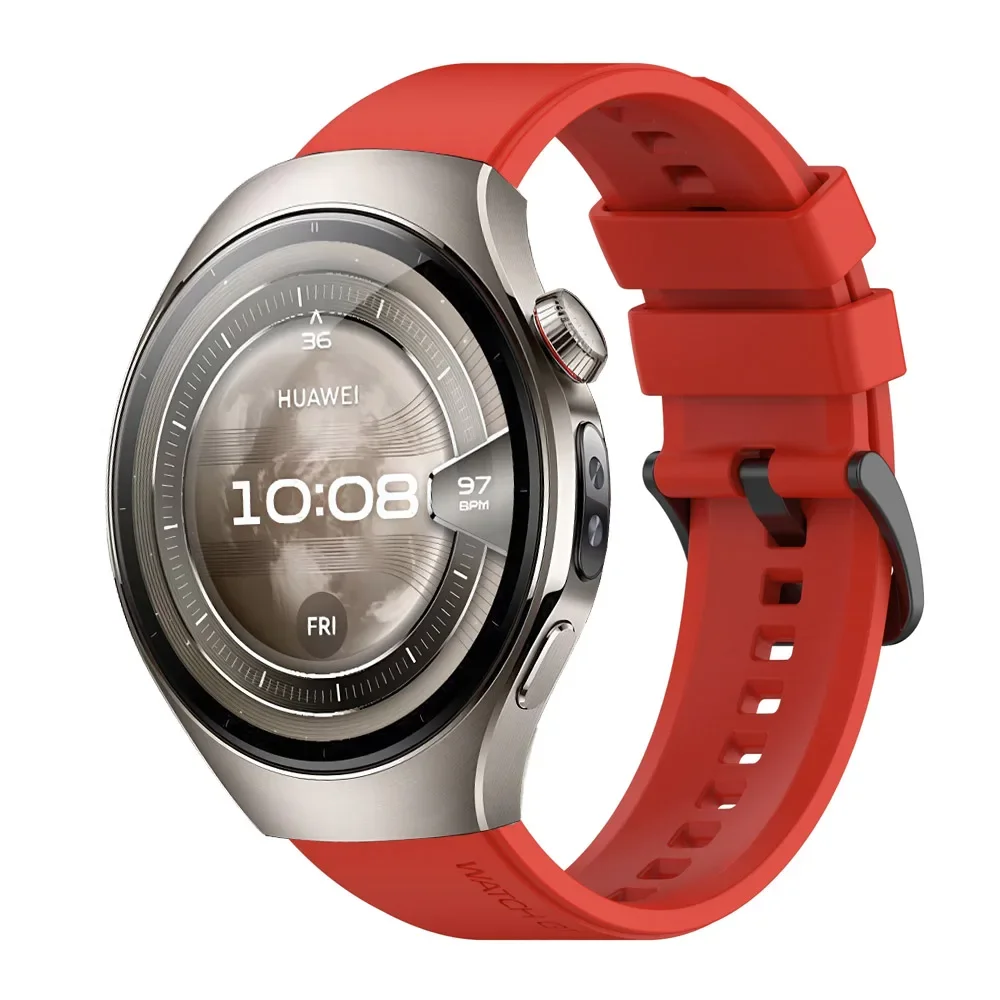 Premium Silicone Strap for Smartwatches - Adjustable 22mm/20mm Wristband in Sleek Design