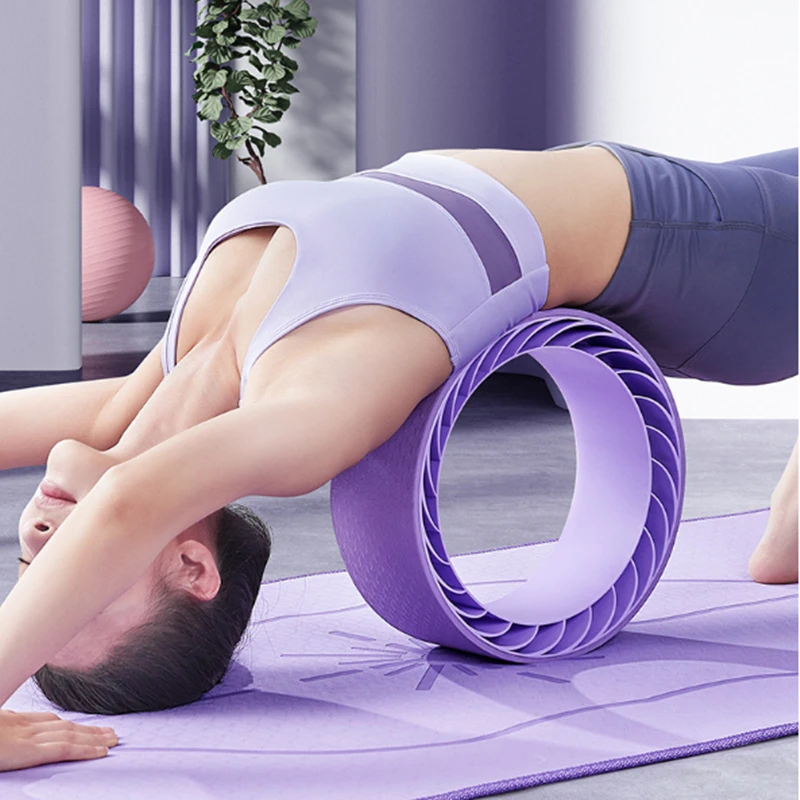 

Massage Yoga Circle Roller Circle Indoor Pilates Back Lower Back Yoga Aids Myofascial Release Massage Exercise Yoga Wheel