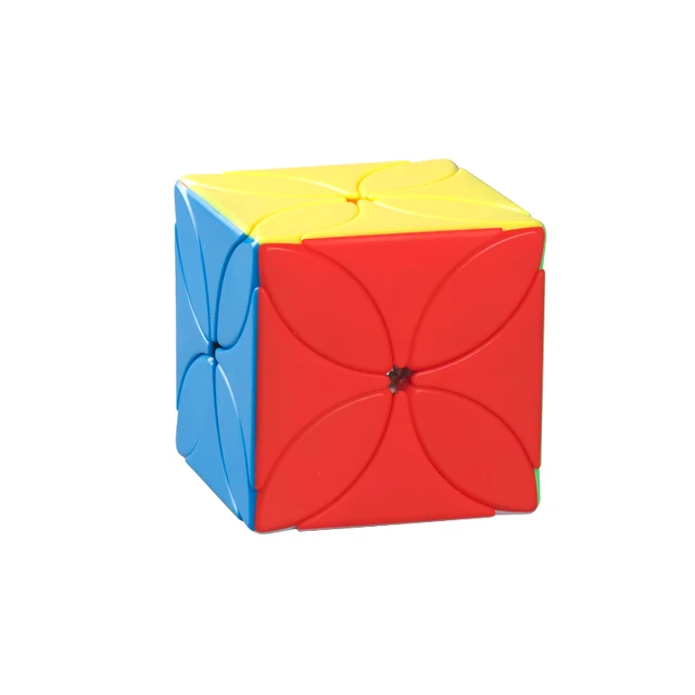 [Picube] Moyu Meilong Strange-shape Magic Cube Four Leaf Clover / Double Skew / Polaris / Maple Leaves Skewb Puzzle Education Clover MF8881