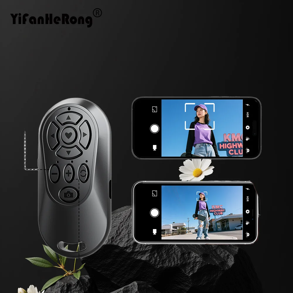 Adjustable Focus Remote Control Charging Zoom Remote Control Wireless Video Mobile Phone Bluetooth-compatible Selfie Device