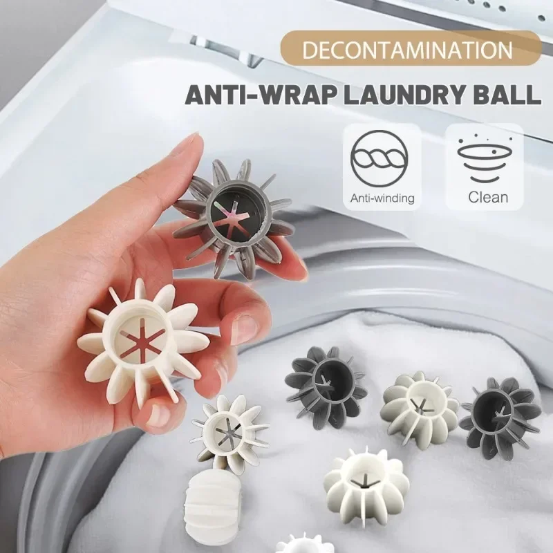 Laundry Ball Reusable Silicone Clothes Hair Cleaning Tools Pet Hair Remover Washing Machine Cat Catcher laundry ball