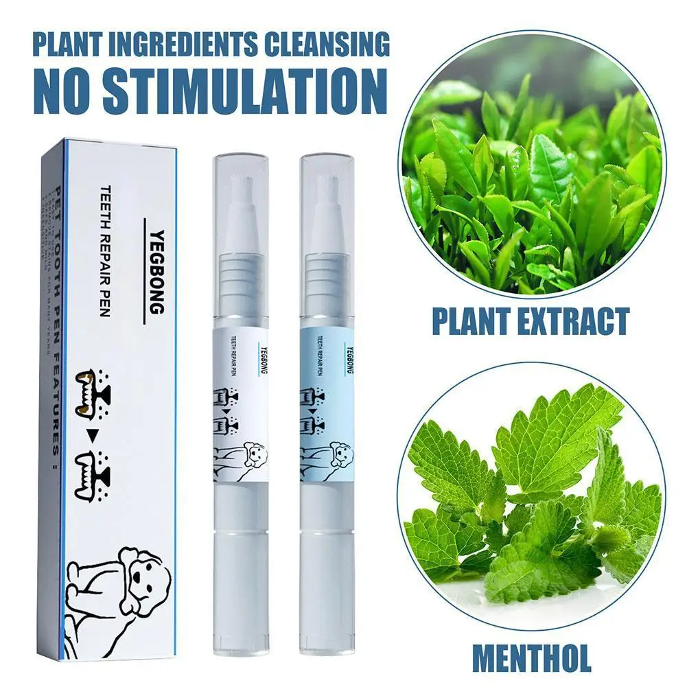 Teeth Cleaning Pen for Dog Pet Toothbrush Pen Dog Tartar Remover for Teeth Cat/Dog Tooth Whitening Pet Oral Care Stick pet toothbrush