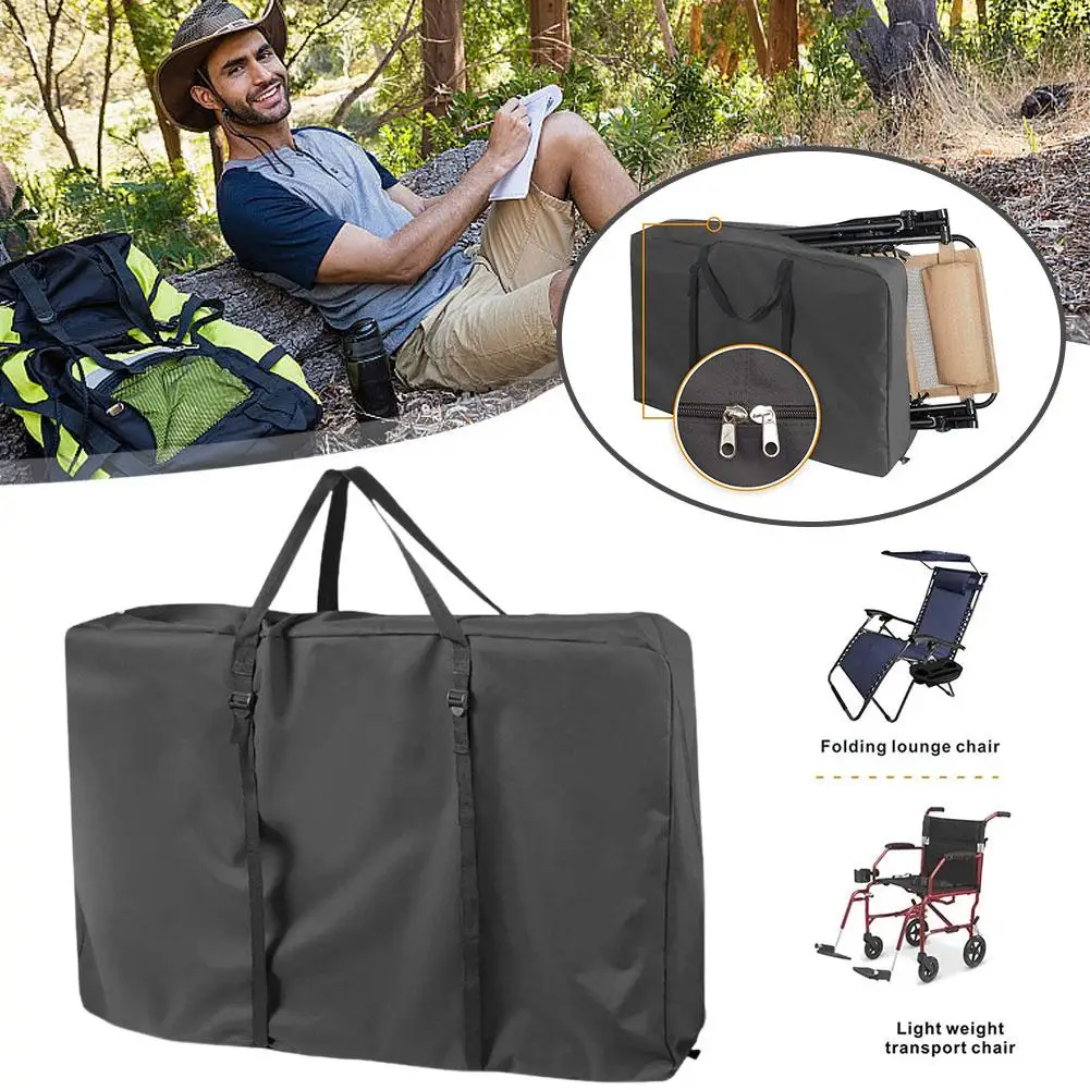 

Luggage Bag Large Capacity Multipurpose For Outdoor Wheelchair Folding Chair Baby Stroller Household Organizer Hiking Equip D1N2