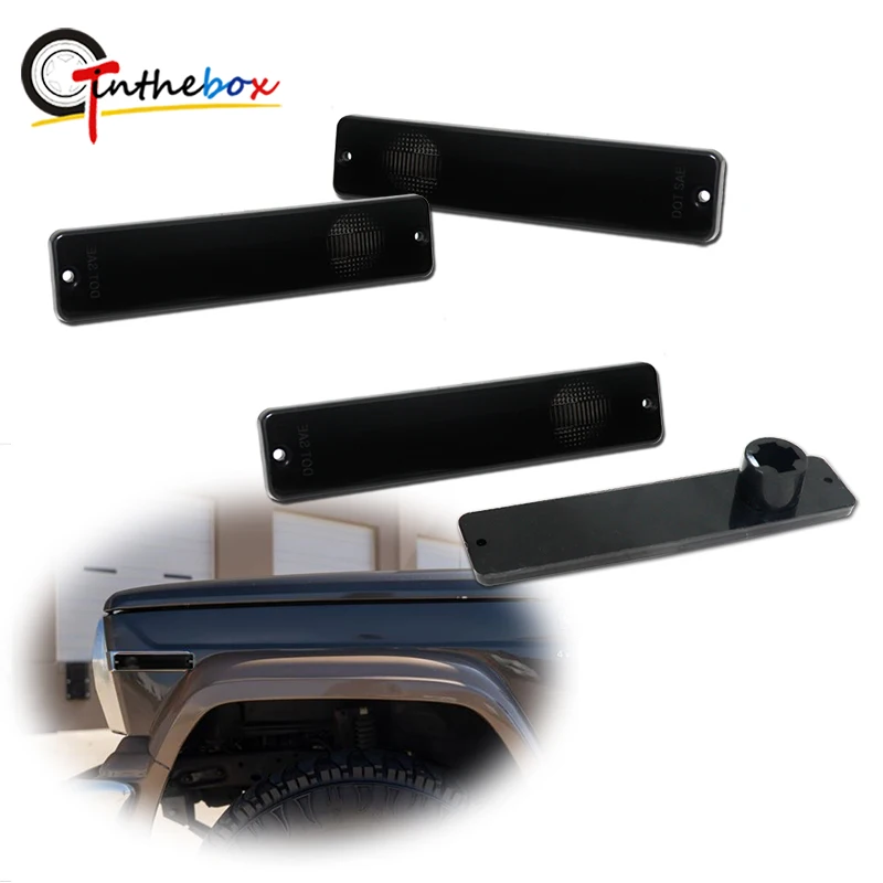 Gtinthebox Alloggiamenti Per Luci Di Posizione Laterali Anteriori/Posteriori Per Base Jeep J10, Base J20, Base Grand Wagoneer, Base Scrambler, Cj5 Ren