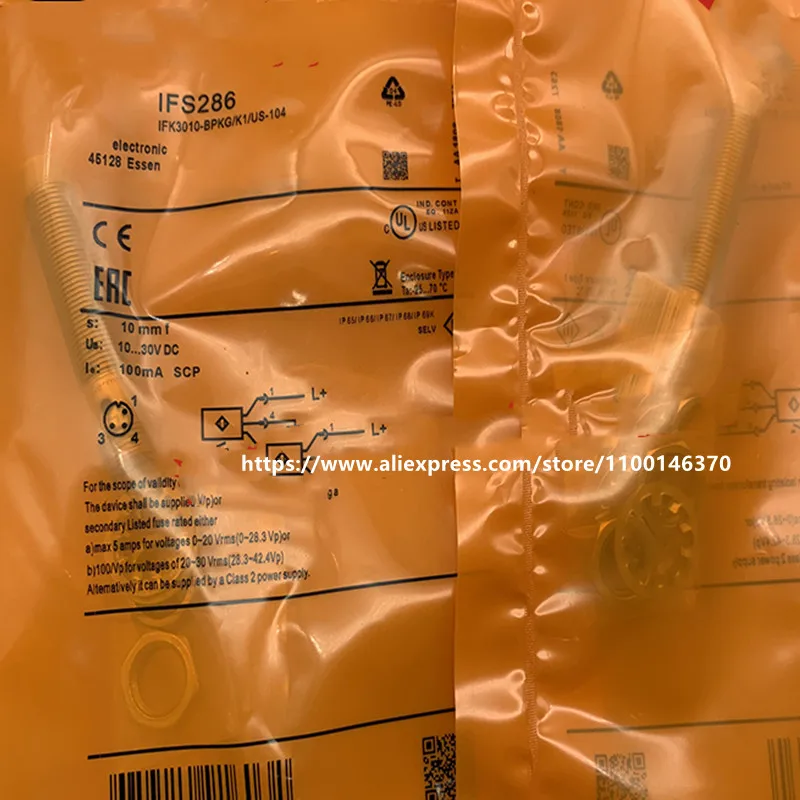 

Новый высококачественный Индуктивный датчик IFM IFS285 IFS286 IFS290 IFS297, 2 шт.