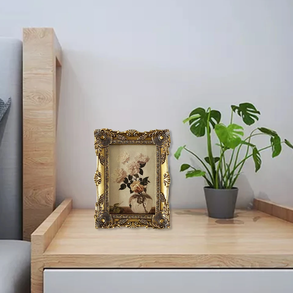 Cadre Baroque Or Neumann - Bois, Sans Verre Ni Fond - Neuf
