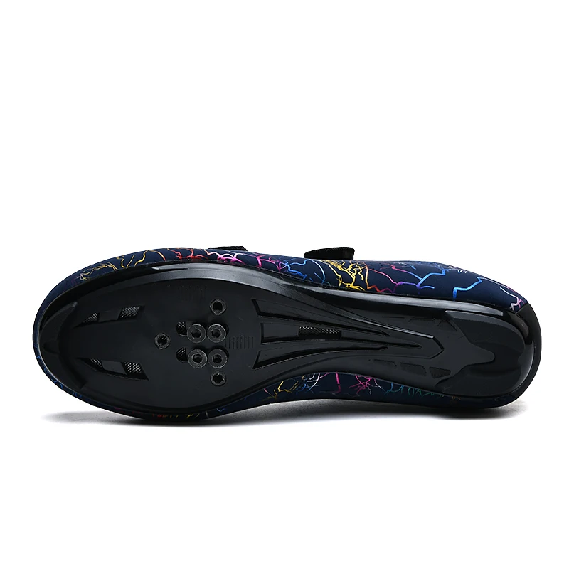 Men SPD Speed Bicycle Sports Shoes Self-Locking Road Bottom Scooter Shoes Lightweight MTB Mountain Bottom Off-Road Cycling