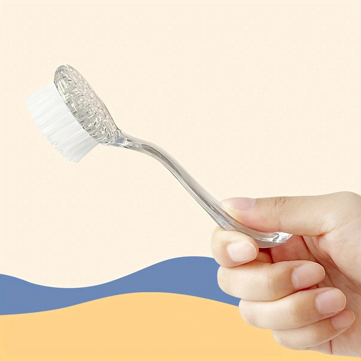 Small Hamster Brush 1pc Soft Bristle Massage Brush for Long Hair Hamster Cleaning Combing Bath pet hair brush