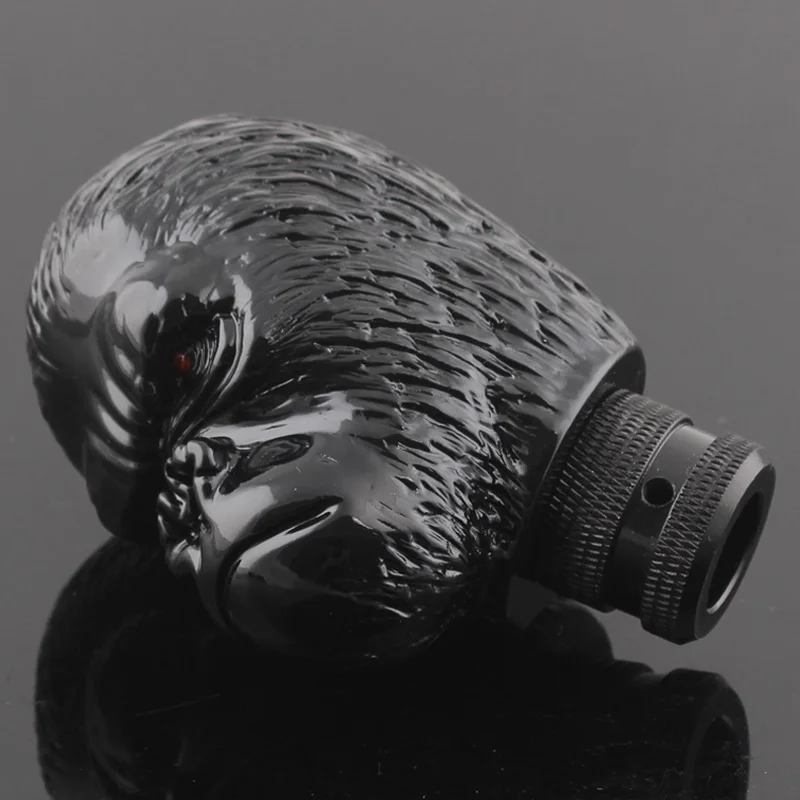 Shift Shifter Lever Knob Manual Gear Black Horn Evil Devil Head Style Universal Most Car Fit For All Manual Shift Lever Knob Car