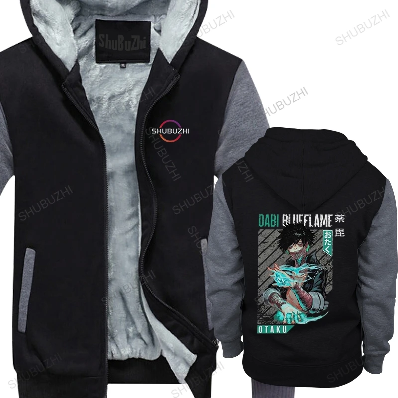 

Vintage Dabi My Hero Academia winter hoody Men Cotton Unique hooded coat Tops Anime Manga Toya Todoroki hoodie Clothing