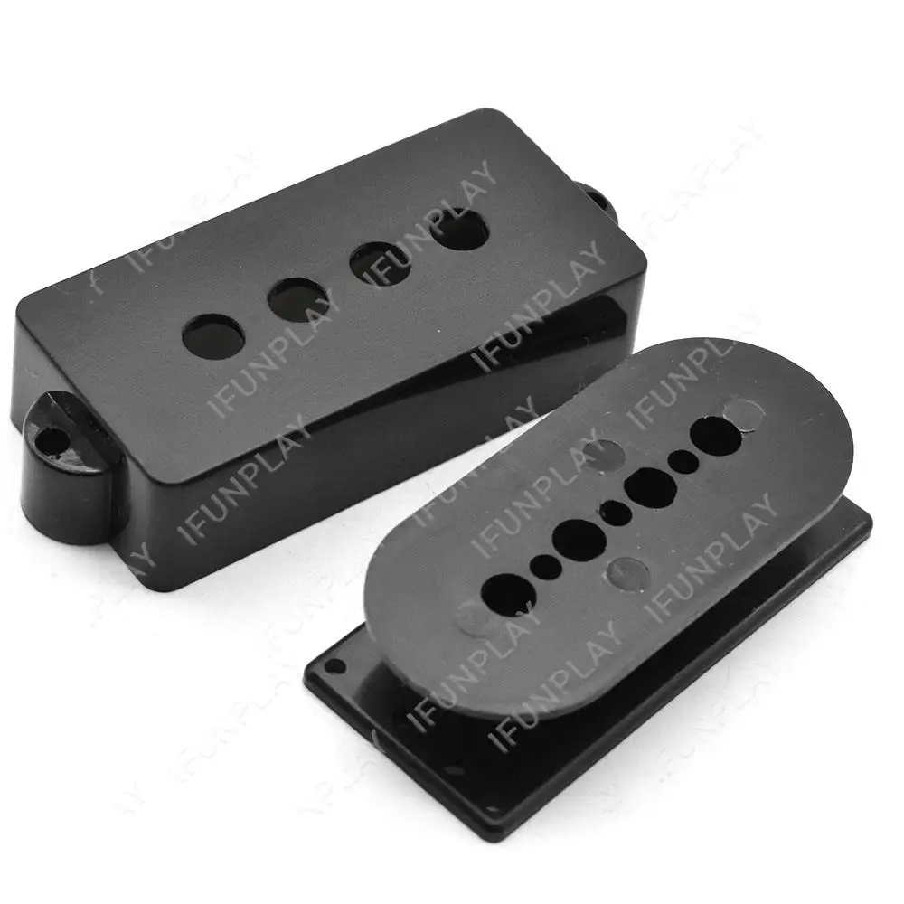 Cover Pickup Per Basso Elettrico Per Parti Basso In 4 Corde In Pb Nero - Foto 7