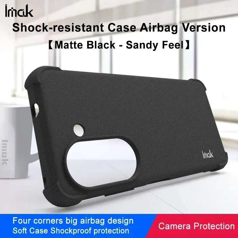 Zenfone9 Zenfone 10 11 Ultra Matte Back Case IMAK Lens 360 Protect Flexible Air Bag for Asus Zenfone 9 Case Phone Zenfone8 Funda 2