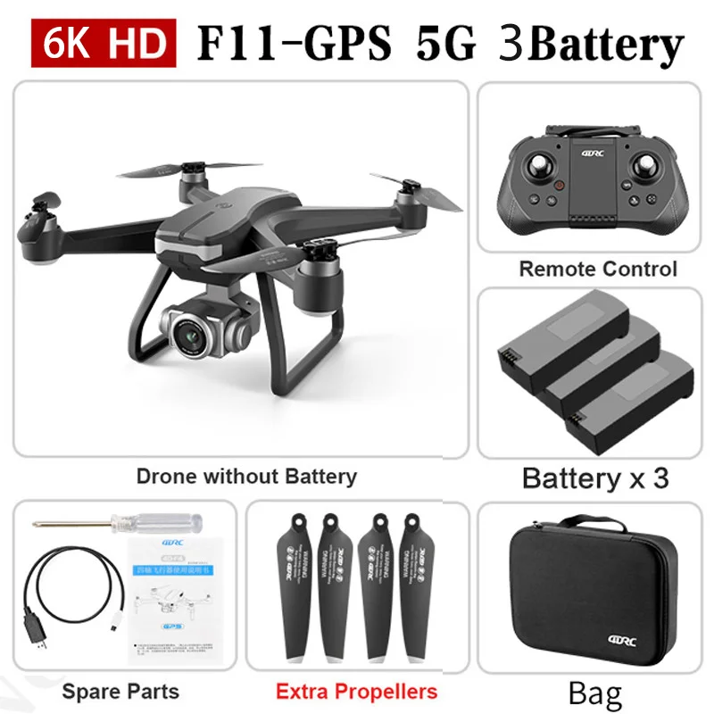 rc airplane camera wireless New F11 PRO Drone 4K Dual HD Camera Professional RC Aircraft 5G WIFI FPV Aerial Photography Brushless Motor Quadcopter Drone Toy fly x5 explorers 4ch 2.4 g remote control quadcopter RC Quadcopter