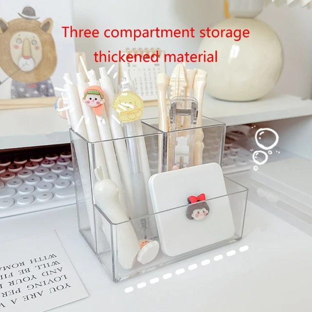 Marker Pens Transparent Organizer  Acrylic Pen Pencil Storage Shelf - Pen  Holder - Aliexpress