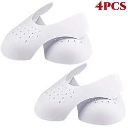 Crease Protector for Shoes - Anti - Wrinkle Shoe Support (Set of 4) (White - 4pcs)
