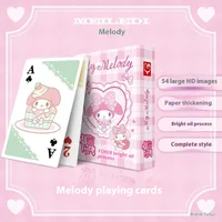 Sanrio Playing Card 1 Box 54 Sheets 57x87mm Anime Peripheral Board Game Toys Kuromi Card Games Playing Cards Toys for Couples 1