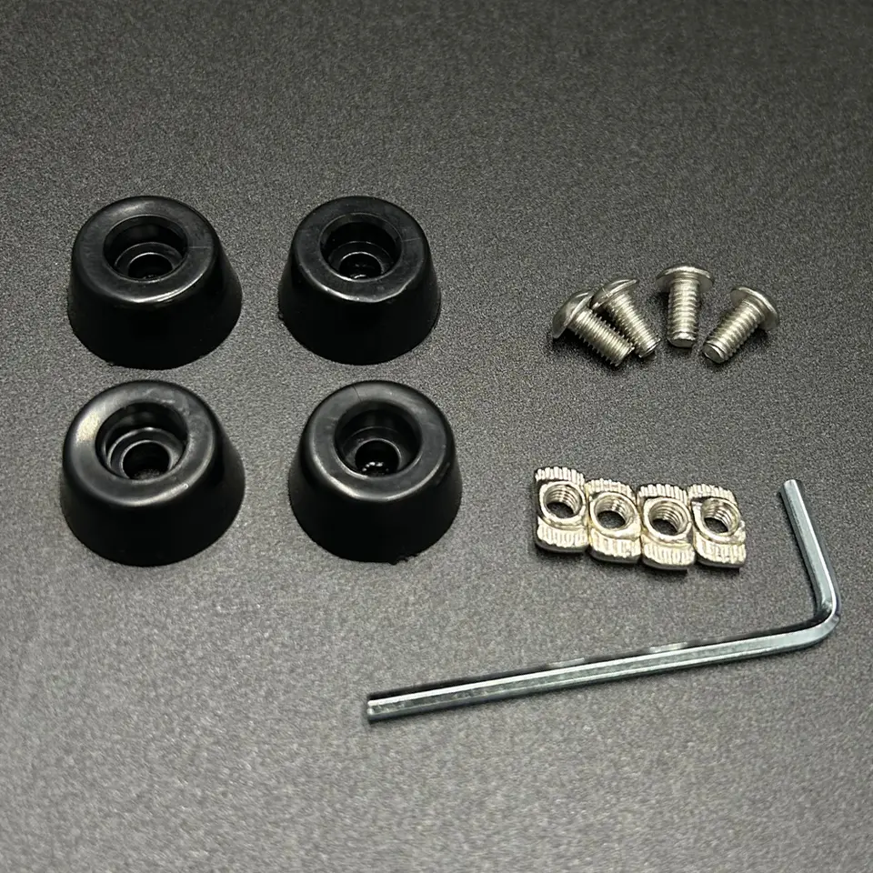 3D Printer Part 4/8 Set Antivibration Feet For Anti-vibration Rubber Landing Mat Feet For Lab X1 P1P Ender 3 CR10 3D Printer image 6