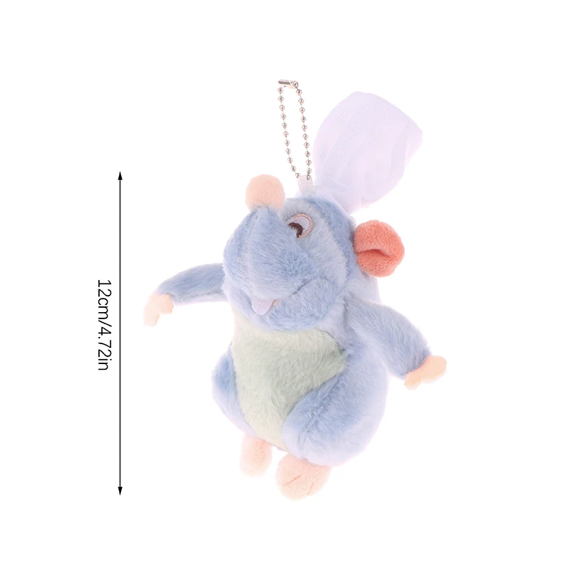Cute Ratatouille Pendant Plush Toy Doll Keychain Mouse Chef Plush Stuffed Dolls Keyring Backpack Charms Girl Bag Car Decor Gifts plush toy plush doll plush keychain key chain backpack decoration