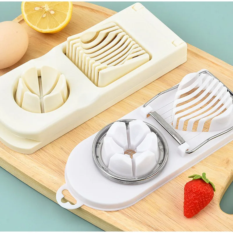 Luncheon Meat Egg Cutter Stainless Steel Multi Function Food Fruits Banana Strawberry Cheese Slicer Kitchen Gadget Tools egg cutter fruit slicer food slicer banana slicer