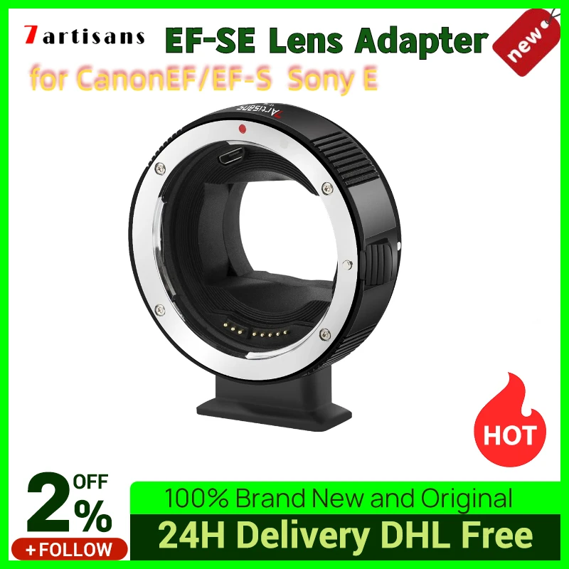 7 Artisans 7artisans Efse Lens Adapter High Speed Auto Focus Lens Converter Ring Compatible For