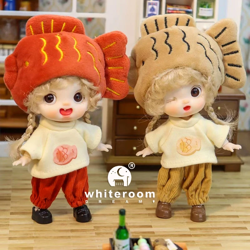 Mini Ob11 Bjd Doll Accessories Obitsu 11 Clothes Dolls For Girls Boy Toys Baby Kawaii Anime Toy Cute Items Pajama Miniature 4