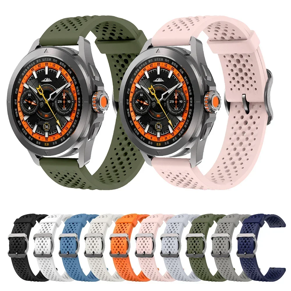 22mm Silicone Sport Band - Premium Replacement Strap