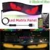 Car Truck Evil's Eye Flexible LED Matrix Pixel Panel DIY Blinking Eyes Animated Screen APP Programmable Soft LED Displays 5V USB 1