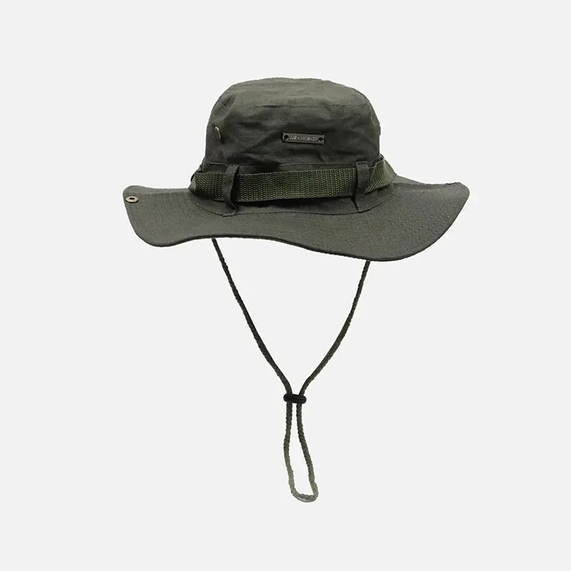 Bucket Hat Fisherman Cap Fishing Outdoor Sunshade Big Brim Panama Sunscreen...