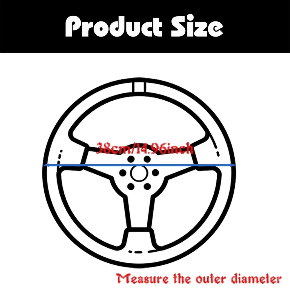 Cozy Plush Steering Wheel Cover - Warm, Soft, Non-Slip Grip for Enhanced Comfort