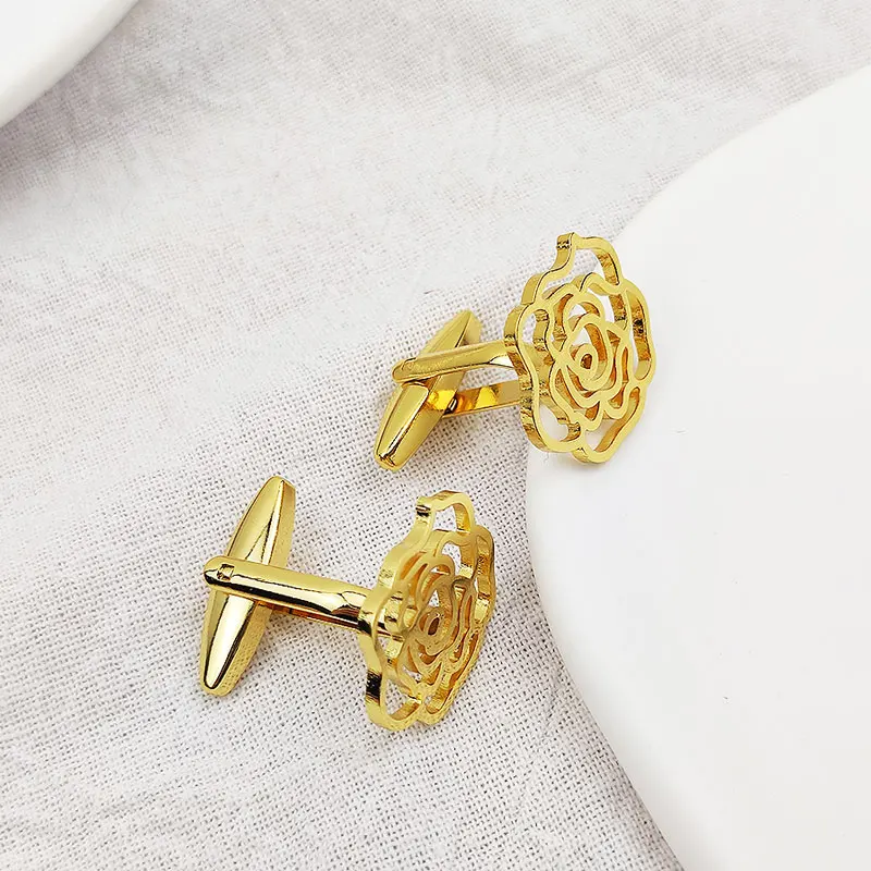 3 Paia Gemelli A Forma Di Fiore Per Donna – Eleganti Accessori Per Camicie E Abiti Da Sposa