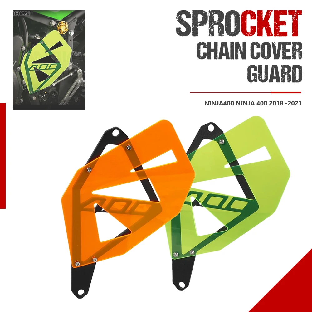 

Передняя Звездочка приводного вала мотоцикла для KAWASAKI NINJA 400 2018 2019 2020 2021 2022 2023, защита цепи от удара